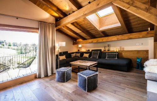 Ski in ski out Le Moulin charming duplex just 50 m from Princesse gondola Megève - Foto 10