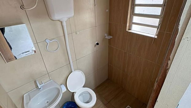 Kitnet no Cassino com Ar Condicionado - Foto 5, Badezimmer