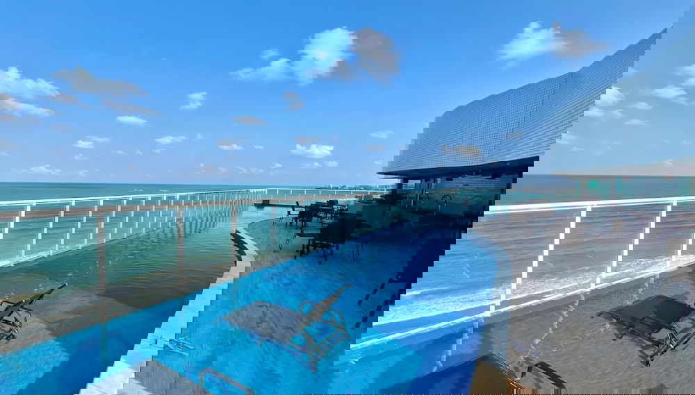 Vue depuis l’hébergement