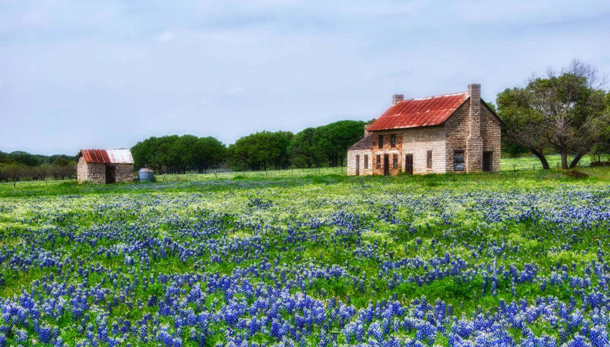 Case tipiche di Texas Hill Country