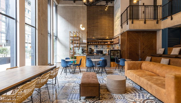 Zona de estar del vestíbulo