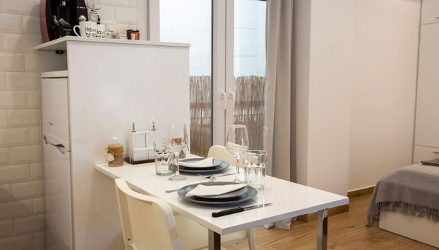 Essbereich im Zimmer