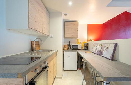 Studio Rennes Centre Wifi Jardin - Foto 7