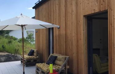 Modernes, ökologisches Design Ferienhaus in der Eifel Vulkaneifel I 2 Schlafzimmer, Sauna, Yoga & Kaminofen, schnelles WLAN & Arbeitsplatz - Foto 19