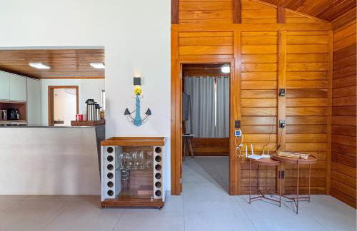 casadecastelhanos, Quadra do MAR de CASTELHANOS, 4 suítes com AR, Churrasqueira, Piscina, Hidromassagem, Cozinha INTEGRADA GOURMET Ideal para FAMÍLIA E AMIGOS - Foto 30