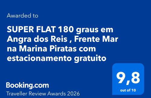 SUPER FLAT 180 graus em Angra dos Reis , Frente Mar na Marina Piratas com estacionamento - Foto 2