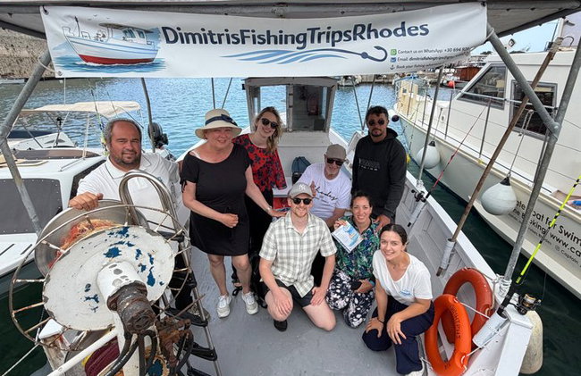 Battuta di pesca a Rodi con barbecue e nuoto - Foto 8