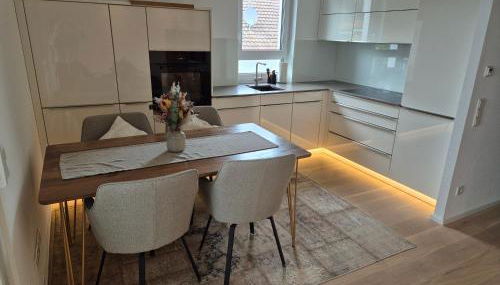 FeWo Bodensee Base - Foto 5, stove, dishwasher