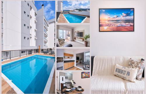 2 QUARTOS com Churrasqueira na Varanda, Piscina, Garagem interna, WiFi 500mbps, Ar Condicionado e Telas de Proteção - Foto 1