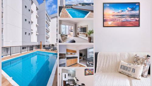 2 QUARTOS com Churrasqueira na Varanda, Piscina, Garagem interna, WiFi 500mbps, Ar Condicionado e Telas de Proteção - Foto 1