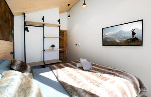 Chalets Horizon Blanc - Vue exceptionnelle Loup Blanc -Sauna extérieur Ours des Glaces -5 étoiles - Foto 59