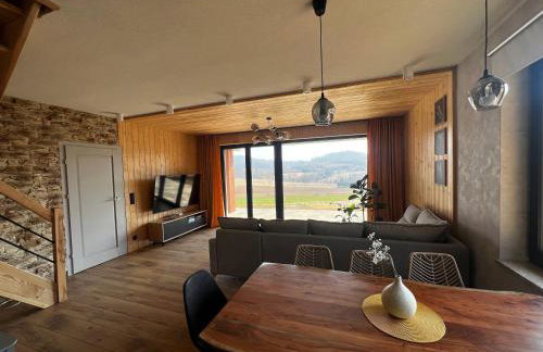 W Sercu Kotliny - luksusowe wille 8 osobowe z balią opalaną drewnem i widokiem na góry - Foto 8