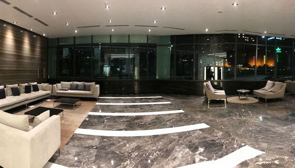 Zona de estar del vestíbulo