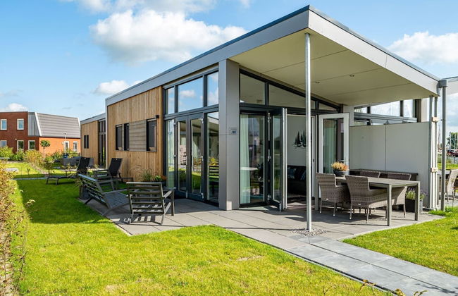Modern Chalet With Dishwasher, in Friesland - Foto 17