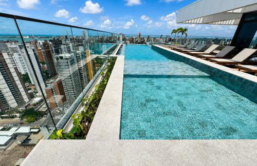 Studio 500m da Praia - Piscina com Vista Incrível - Foto 23