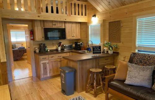 Serene 1BR Cabin near NC Z00 with Loft & Waterview - Foto 4