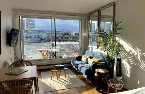 Tour Eiffel - Studio vue imprenable au-dessus des toits, balcon - Foto 17