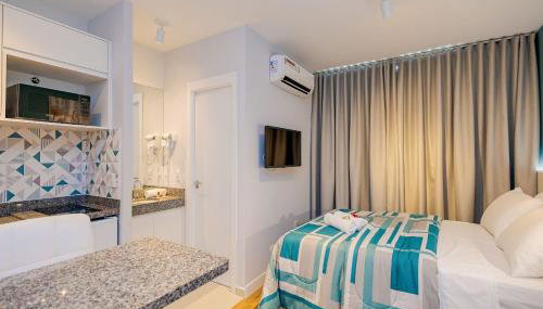 Studio com 1 Cama de Casal e 1 Solteiro - ECO0509 - Foto 2