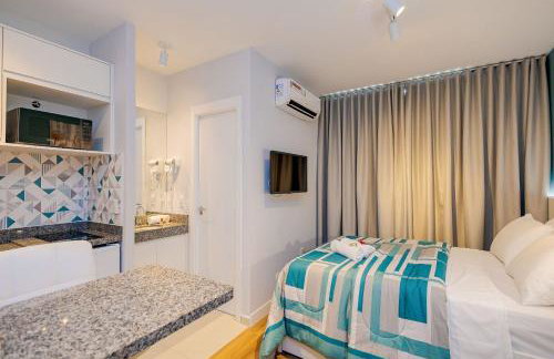 Studio com 1 Cama de Casal e 1 Solteiro - ECO0509 - Foto 2