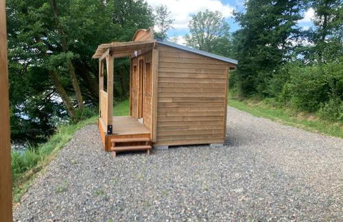 La Ramure - Tiny chalet et sauna privatif, vue lac et pêche en famille - Foto 8