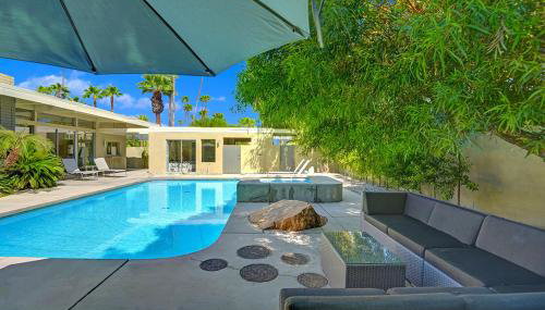 Retro Rendezvous Pool and Spa MidCentury Modern Home - Foto 5