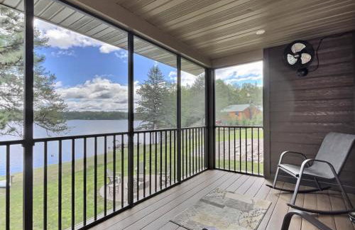 Northwoods WI 6BR Lakefront Cabin Retreat on Lake Nokomis - Minnohawk Lodge - Foto 32