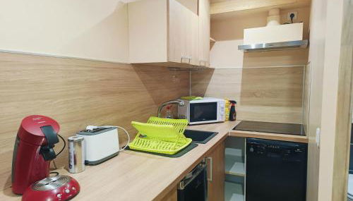 Studio au cœur de Cerdagne - Foto 5, stove, dishwasher, toaster, minibar