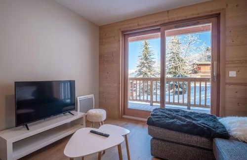 Appartement neuf 6 pers, pied de pistes avec parking, Valmorel - FR-1-356-521 - Photo 8