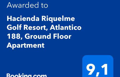 Hacienda Riquelme Golf Resort, Atlantico 188, Ground Floor Apartment - Foto 4
