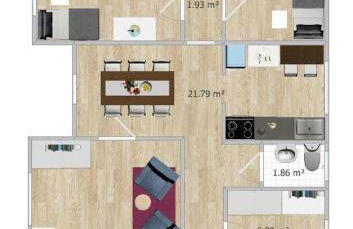 Unterkunft mit 4 Schlafzimmern in Heide - Foto 12