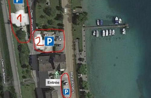 Rare 2 bedroom with private beach on Lake Annecy - Foto 19