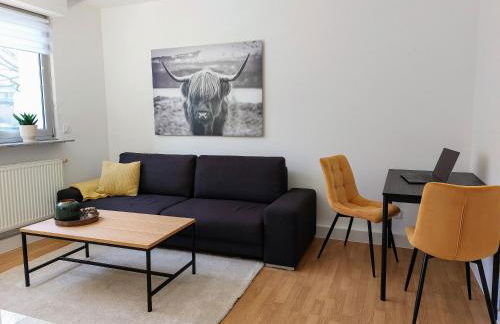 Helle, moderne Wohnung, 2 Schlafzimmer, Nähe Düsseldorf, W-LAN - Foto 1