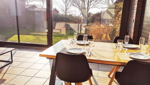 Haus Meereswind, 3xSchlafzimmer Wintergarten Garten Badewanne - Foto 2, Garden view, heating