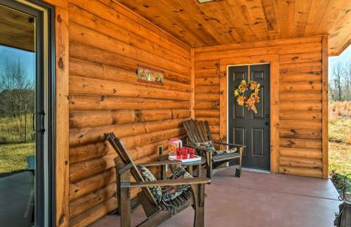 2 Mi to Lake Hamilton! Log Cabin with Cozy Loft - Foto 20