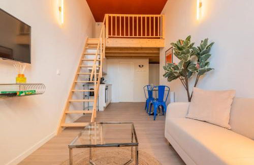 Studio pour deux en mezzanine avec petit balcon - Foto 12