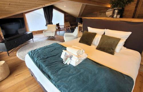 Chalet 5* aux Gets: Luxe, jacuzzi, sauna, chiens admis - FR-1-598-19 - Foto 11