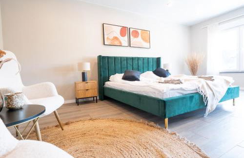 Design Apartment zentral für 6 in Andernach: Ausblick, WiFi, Küche - Photo 4