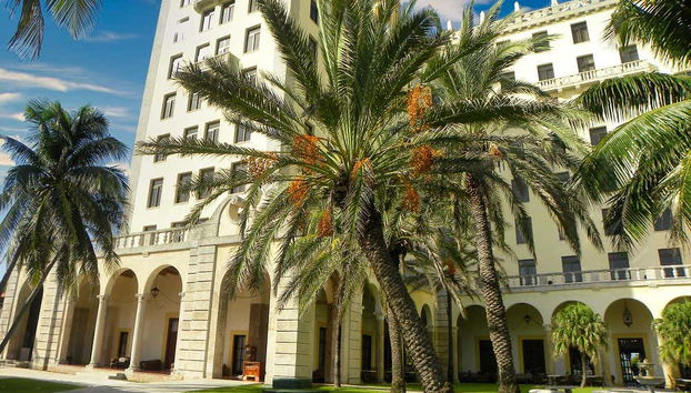 Parte trasera del Hotel Nacional de Cuba