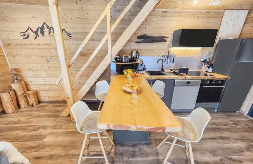 Chalet Cocoon en lisière de forêt, avec grande terrasse, et vue 'waouh' - Foto 15