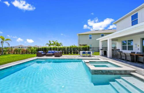 Gleaming Home With Private Pool, Theater Room And Water Park Access Near Disney At Encore Resorts Reunion - 209Sf - Foto 36