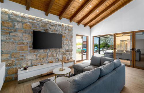 Promina luxury villa with 72sqm Heated Pool, Jacuzzi, Infrared Sauna, Tennis court, Media room - Foto 21