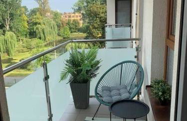 EUROPA22 Apartament z JACUZZI w samym sercu miasta Tomaszów Maz - balkon z widokiem na park i fontanny Szybkie zameldowanie od 13 - Foto 15