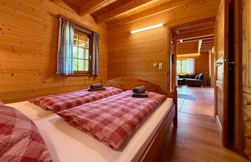 Holz-Ferienhaus Oberbrändi: Kachelofen, Sauna, WLAN, am Wald - Foto 27