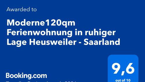 Moderne120qm Ferienwohnung in ruhiger Lage Heusweiler - Saarland - Foto 4