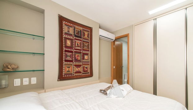 Excelente flat em Setúbal, Boa Viagem 1Q 3 pessoas. Conforto e ótima localização PM805 - Foto 3, Habitación