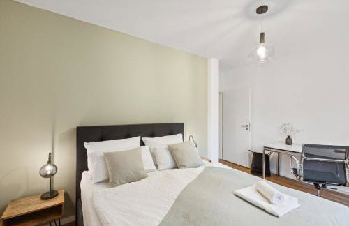 Apartment Kranich mit 3 Zimmern, top Infrastrukturlage HH Langenhorn, nähe Airport, Boxspringbetten und Arbeitsplätzen mit Glasfaser WLAN - Foto 17