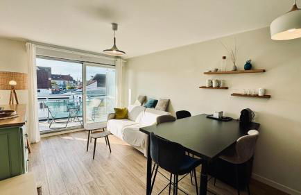 Appartement centre ville Stella-Plage terrasse sud-ouest - Foto 8