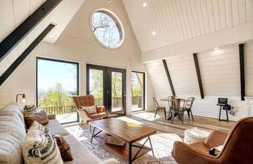 The Black Aframe - HOT TUB and Mountain Views - Foto 39