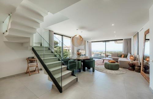 Villa Vida - Luxury Panorama Seaview Penthouse in Organic-Boho Design with Pool, Gym, Spa - Photo 26