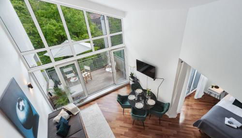 Blueberry Living - Design Loft nahe München - Dachterrasse - S-Bahn - Foto 4